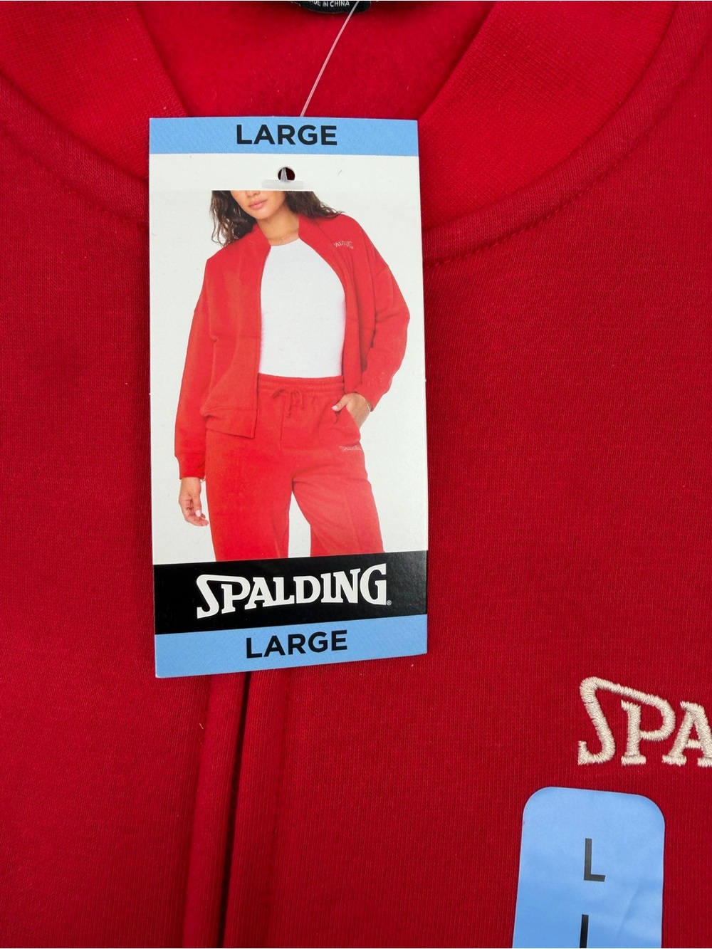 Spalding Women's Red Track Joggers